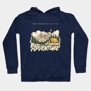 Tree-mendous Yuletide Adventure Camping Christmas Tree Hoodie